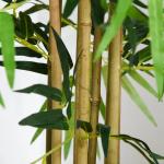 Bambu Artificial 150cm com Vaso Decorativo Planta Sintética Realística Ø18x150 cm Verde