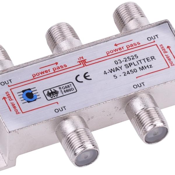 Spliter Repartidor 4 Vias 5 - 2450Mhz