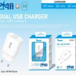Carregador USB Duplo 2.4A