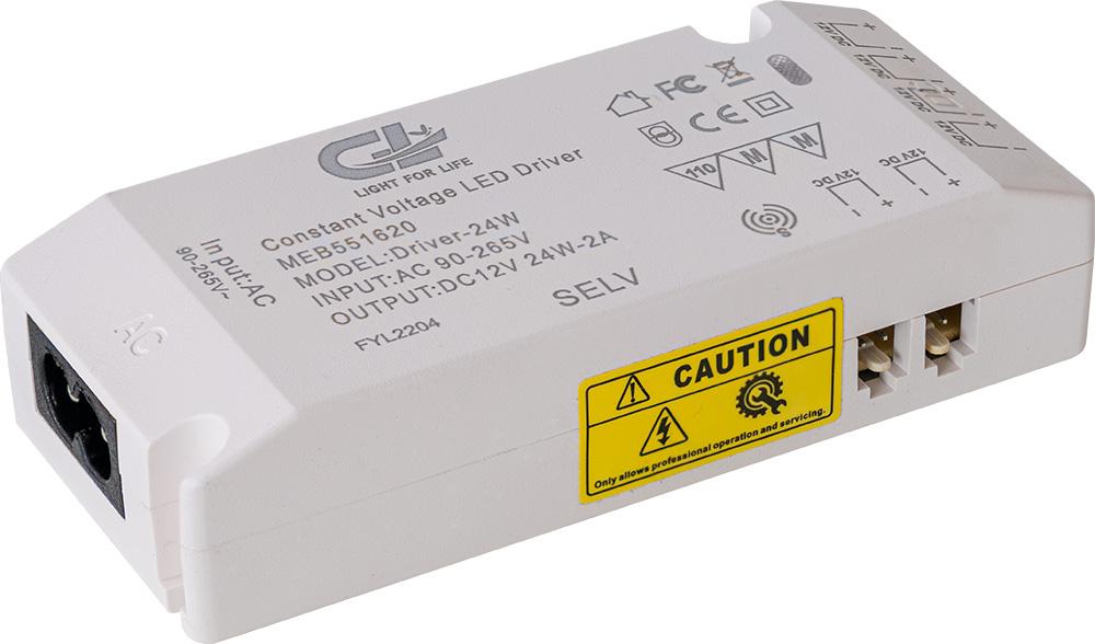 Transformador Electrónico p/ LEDs 12V 24W