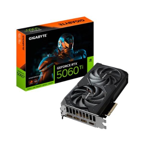 Placa Gráfica Gigabyte RTX 5060 Ti Windforce OC 8GB