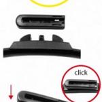 Jogo 2 Adaptadores p/ Escovas Limpa Vidros - BAYONET LOCK