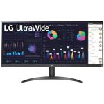 Monitor LG Ultrawide 34" LED IPS UltraWide FullHD 100Hz FreeSync 5ms Ajustavel em Altura HDMI/DisplayPort - VESA 100x100mm