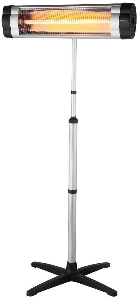 Aquecedor Exterior Bayir 2000W c/ Suporte Chão e Parede - NIAROS