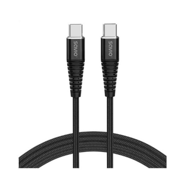 CABLE USB - C A USB - C SAVIO 5A 1M CL - 159