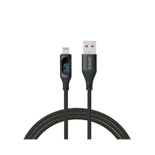 CABLE USB - C SAVIO CL - 173 NEGRO