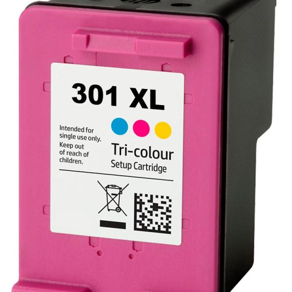 Tinteiro Reciclado HP nº301 XL Cores V3 (CH564EE)