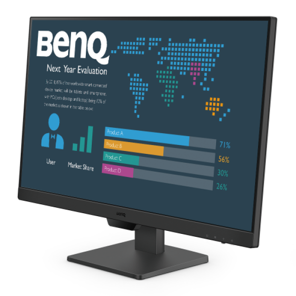 Monitor BenQ BL2790 27" FullHd 1920 x 1080 100 Hz - IPS - 250 cd/m² - 1300:1 - 5 ms - 2xHDMI DisplayPort - Multimedia Preto