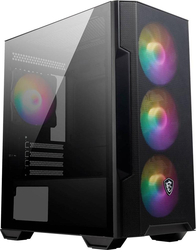 Caixa Micro - ATX MAG Forge M100R ARGB Tempered Glass (Preto) - MSI