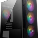 Caixa Micro - ATX MAG Forge M100R ARGB Tempered Glass (Preto) - MSI