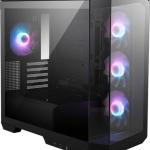 Caixa Micro - ATX MAG Pano M100R PZ Series Vidro Temperado (Preto) - MSI