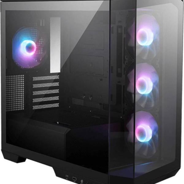 Caixa Micro - ATX MAG Pano M100R PZ Series Vidro Temperado (Preto) - MSI