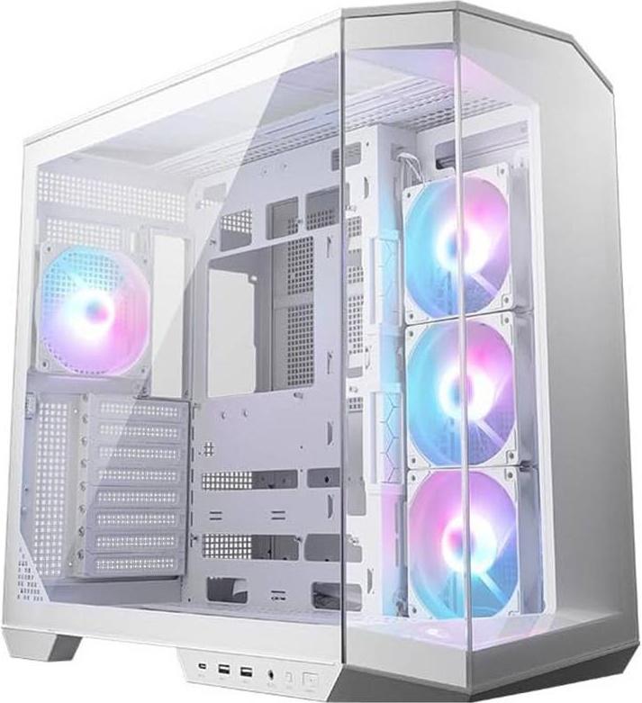 Caixa ATX MAG Pano 100R PZ ARGB Tempered Glass (Branco) - MSI