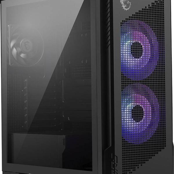 Caixa Extended - ATX MPG Velox 300R Airflow PZ Tempered Glass (Preto) - MSI