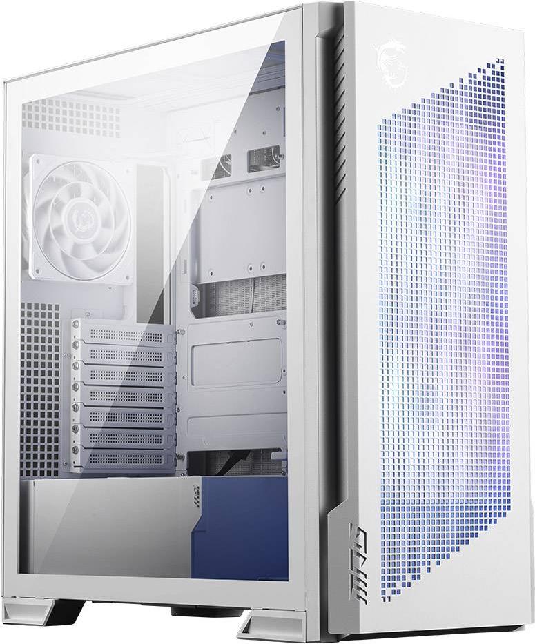 Caixa Extended - ATX MPG Velox 300R Airflow PZ Tempered Glass (Branco) - MSI