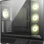 Caixa ATX MAG Pano 130R PZ ARGB Tempered Glass (Preto) - MSI