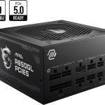 Fonte de Alimentação ATX MAG A850GL PCIE5 850W ATX 3.0/PCIe 5.0 80 Plus Gold Full Modular - MSI