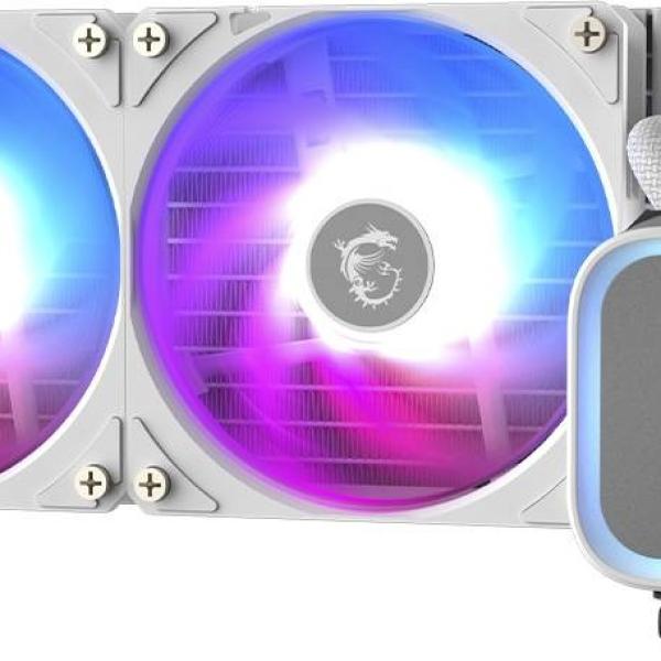 Water Cooler CPU MAG CoreLiquid A13 240mm ARGB All - In - One (Branco) - MSI