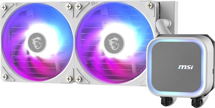 Water Cooler CPU MSI MAG CORELIQUID A13 240mm ARGB Branco