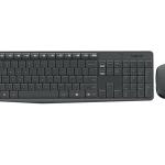 LOGITECH KEYBOARD+MOUSE MK235 WIRELESS BLACK