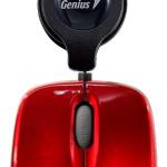Rato Óptico USB 1000DPI (Vermelho) - Genius Micro Traveler V2