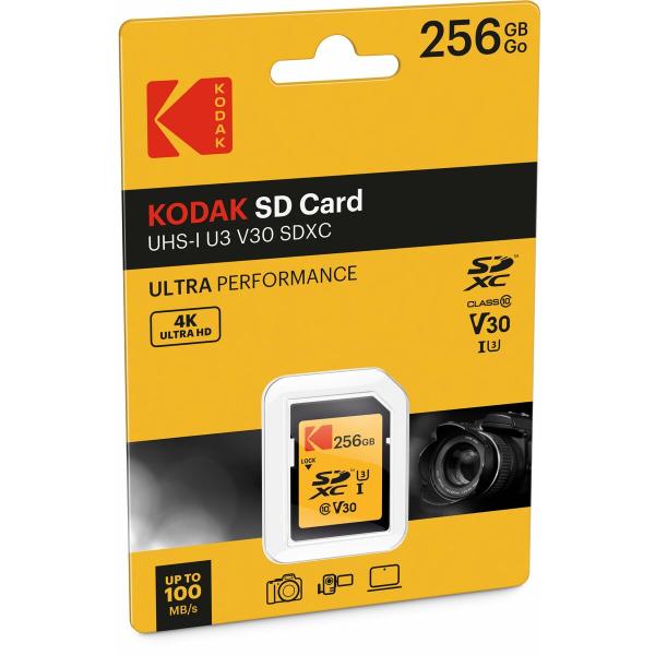 Cartão de Memória Kodak EKMSD256GXC10HPRK