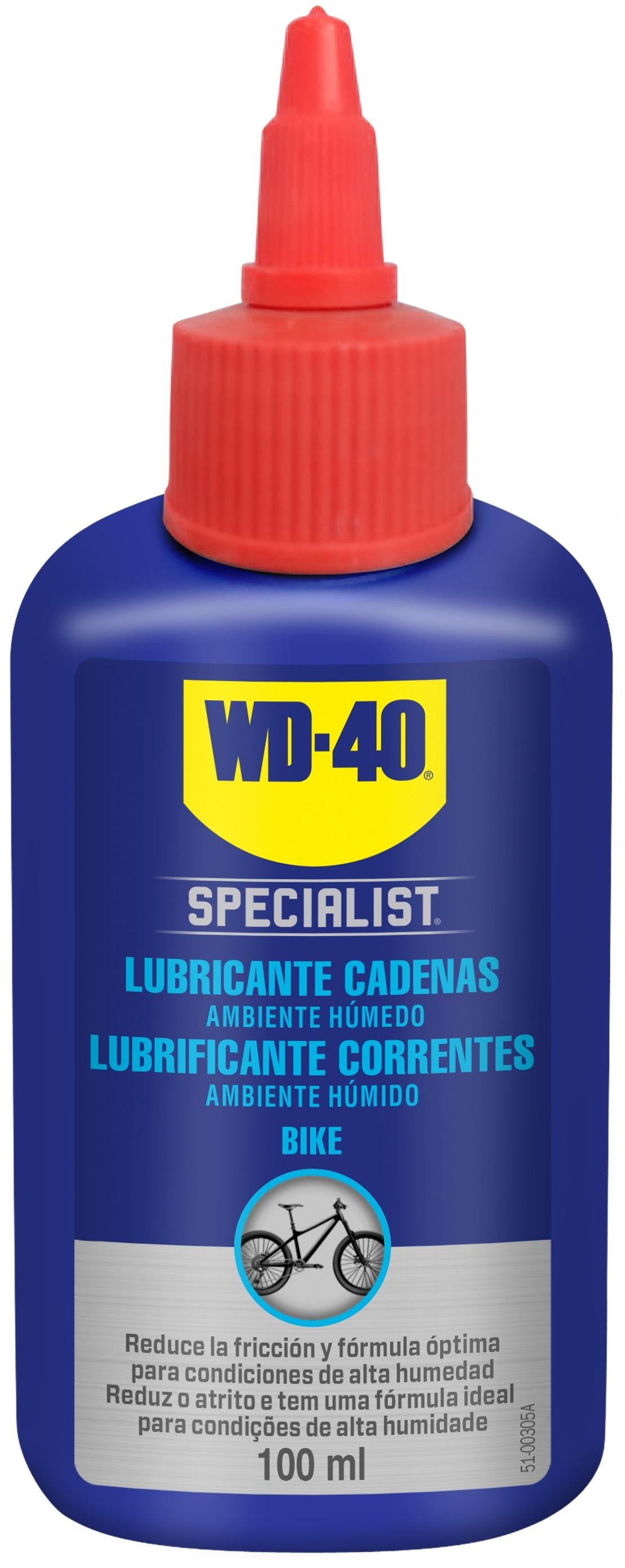 WD - 40 Specialist® Bike Lubrificante Correntes Ambiente Húmido 100ml