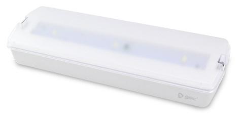 Armadura Saída Emergência em LED 3W 6000K 300Lm (Não - Permanente) - GSC