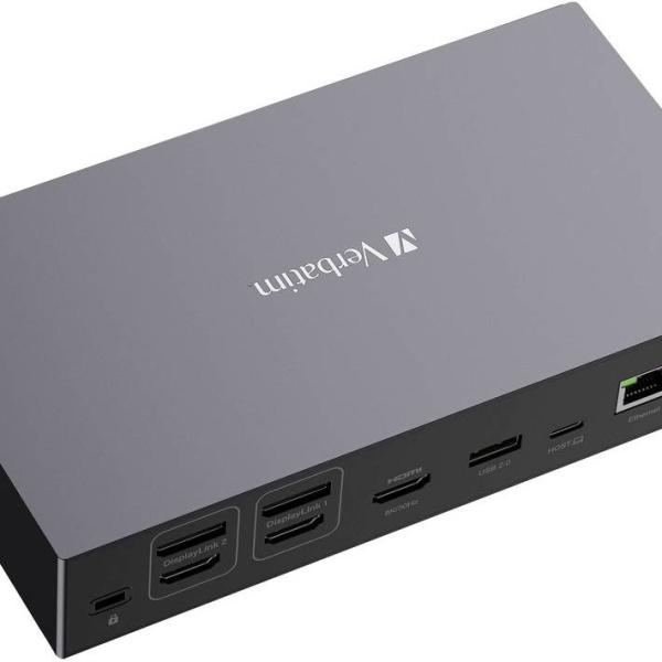 Docking Station 13 - EM - 1 CDS - 17 (2x USB - C/3x USB/3x HDMI/RJ45/MicroSD/SD/Jack/DC Power) - VERBATIM