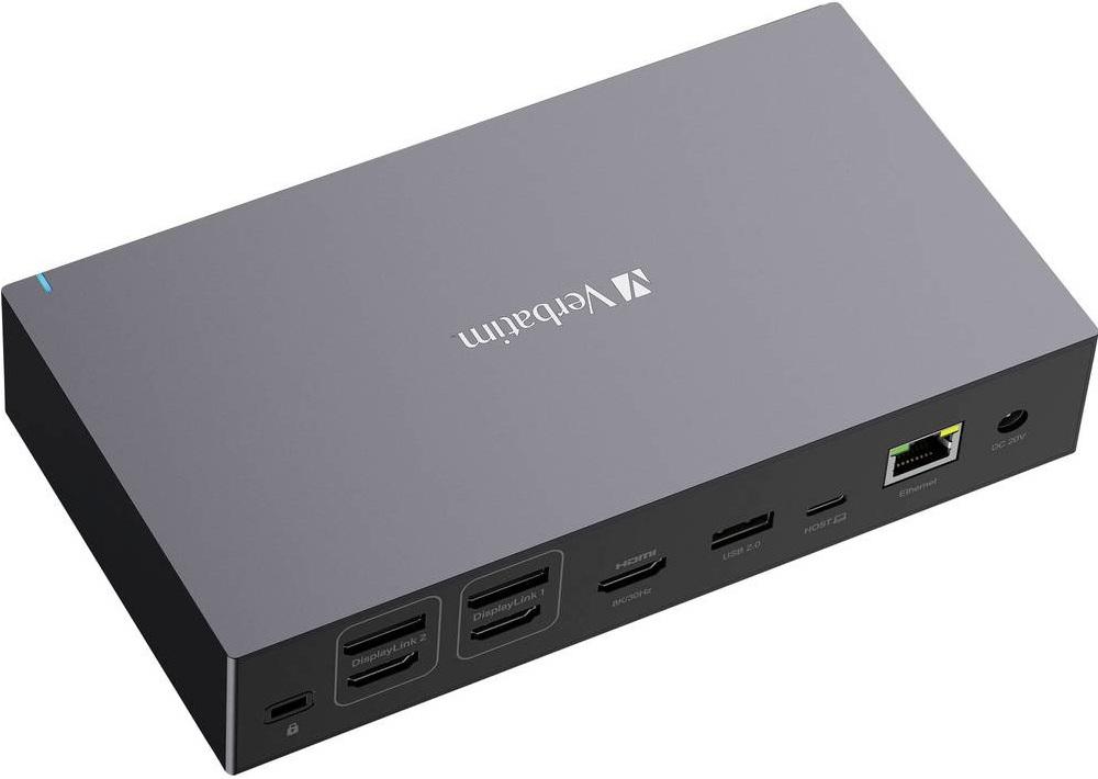 Docking Station 13 - EM - 1 CDS - 17 (2x USB - C/3x USB/3x HDMI/RJ45/MicroSD/SD/Jack/DC Power) - VERBATIM