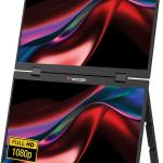 Monitor Duplo Portátil IPS 15,6 PMT - 15 Full HD 16:9 (Preto) - VERBATIM