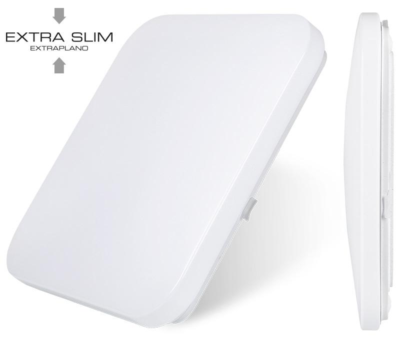 Candeeiro Plafon Quadrado em LED EXTRA - SLIM 12W 6000K 1200Lm - MATEL