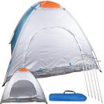 Tenda de Campismo c/ Mosquiteiro e Cobertura de Luz p/ 2 Pessoas (180 x 180 x 135 cm)