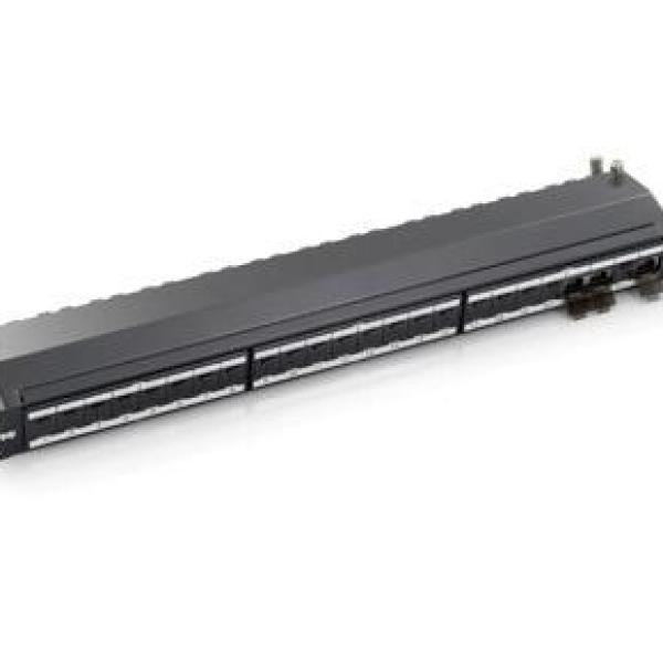 Patch Panel Cat.6A 24 Portas 19 1U Cinza - EQUIP