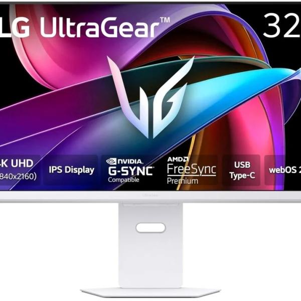 Monitor Gaming UltraGear 32 32G810SA - W.AEU 4K Ultra HD LCD (Branco) - LG