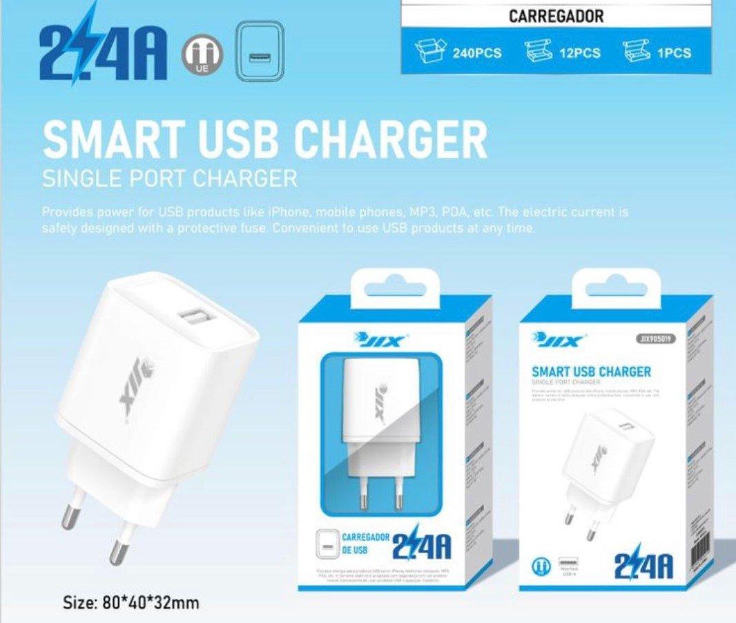 Carregador USB 2.4A