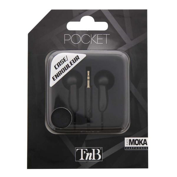 Auriculares T'NB POCKET Preto