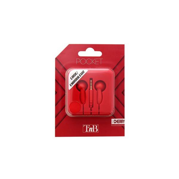 Auriculares T'NB POCKET Vermelho