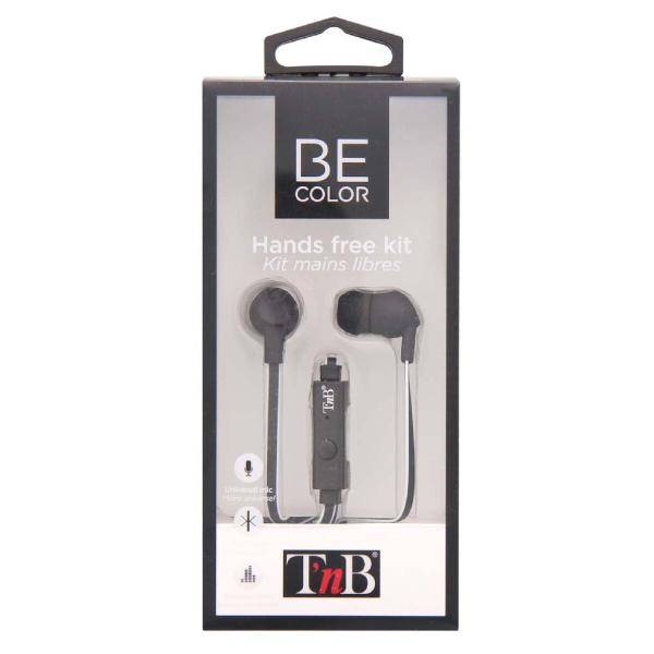 Auriculares T'NB BE COLOR Preto Branco/Preto