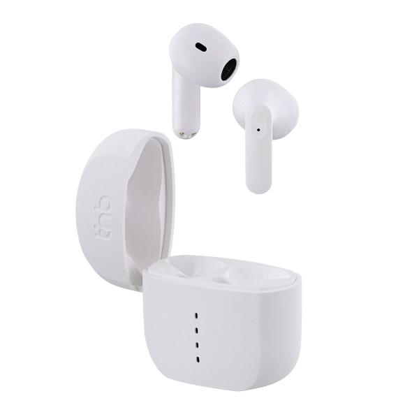 Auriculares Sem Fios com Estojo de Carregamento T'NB ZIP 2 Branco