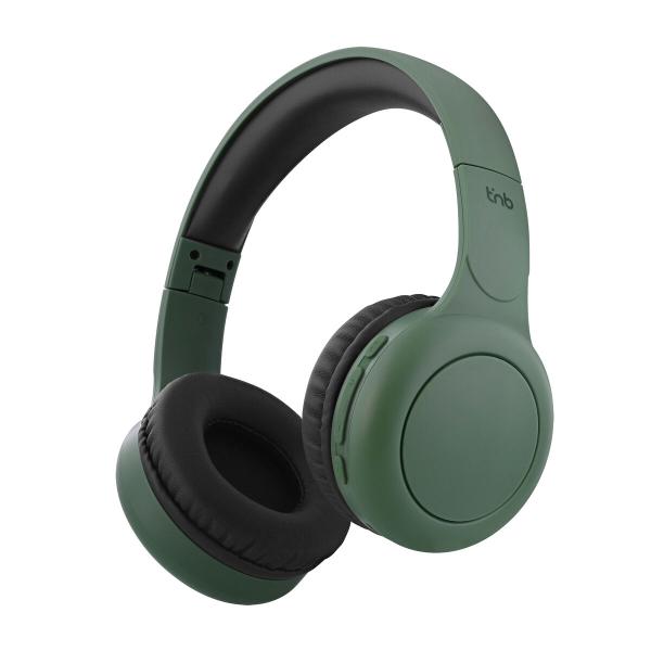 Fones de Ouvido Bluetooth de Faixa de Cabeça T'NB TONALITY Verde/Preto