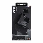 Auriculares Sem Fios com Estojo de Carregamento T'NB ZIP 2 Preto