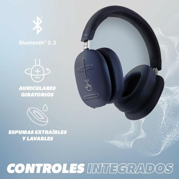 Auriculares Bluetooth com microfone T'NB BOUNCE Azul escuro