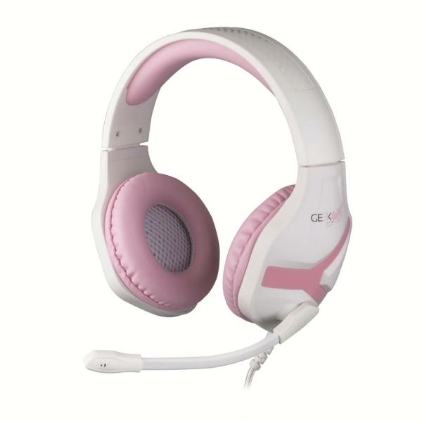 Auriculares com microfone KONIX KX GK GIRL CRYSTAL Branco (1 Unidade)