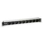 Régua 9 Tomadas CEE7/4 w. 19 Aluminio (1,8 mts) - EQUIP