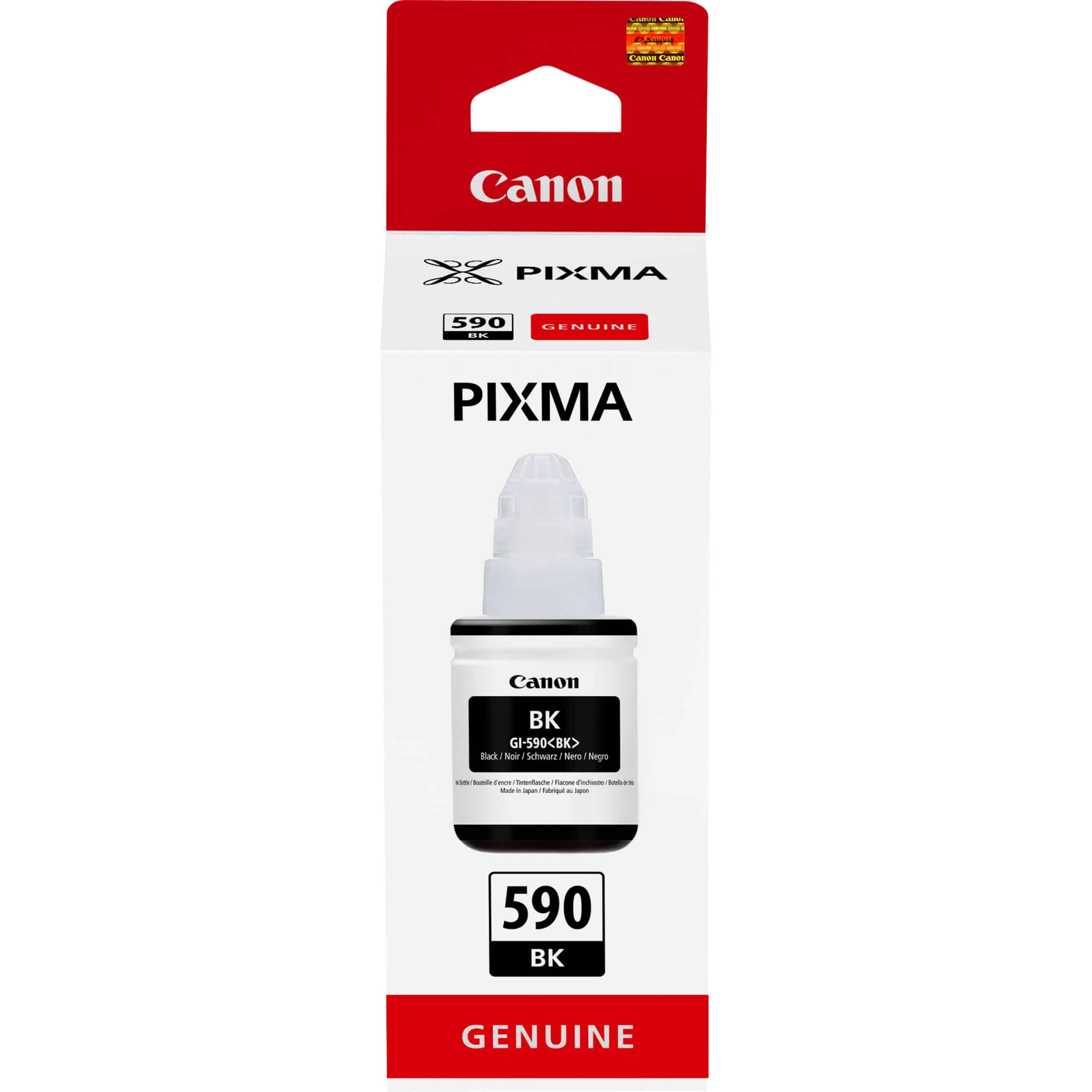 Tinteiro Original Canon GI - 590 Preto (Garrafa) — Recondicionado