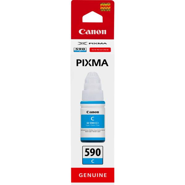 Tinteiro Original Canon GI - 590 Azul (Garrafa) — Recondicionado