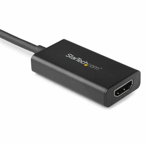 Adaptador DisplayPort para HDMI Startech DP2HD4K60H           Preto