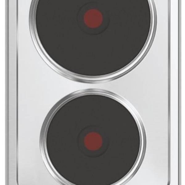 Placa Eléctrica CE32XK 3500W 30 cm 2 zona(s) (Inox) - CANDY