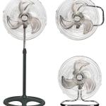 Ventoinha Industrial de Pé (3 - EM - 1) 3 Velocidades 70W (Ø50cm) - NIAROS